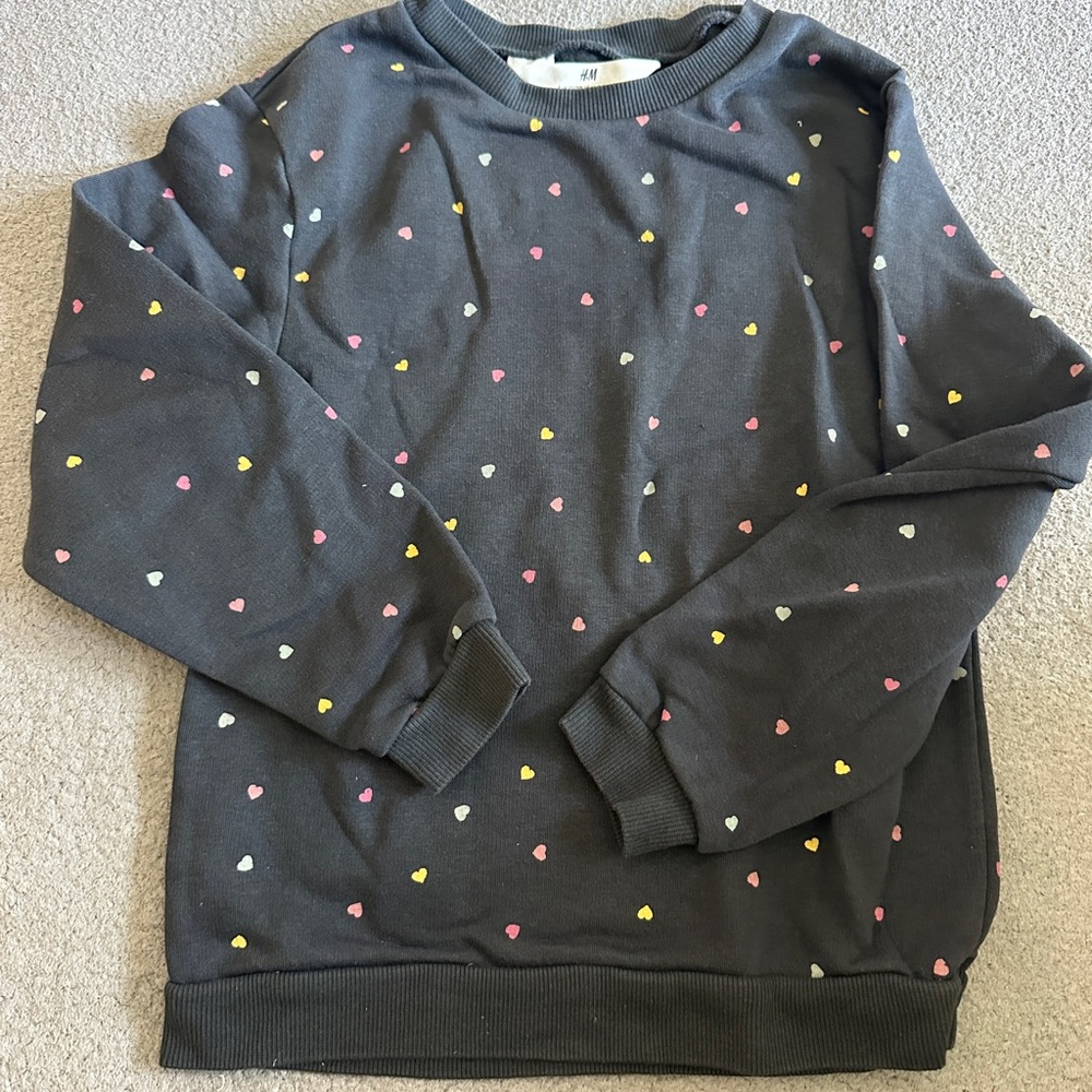 Used HM heart SWEATER